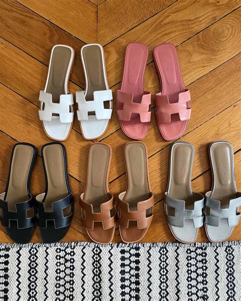 hermes oran sandals epsom|Hermes oran size chart.